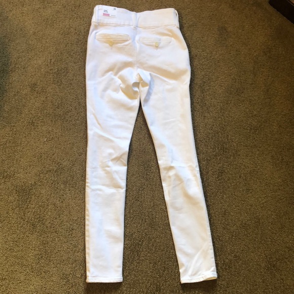 White Legging High Rise Denim Perfect Jeans - Picture 2 of 15
